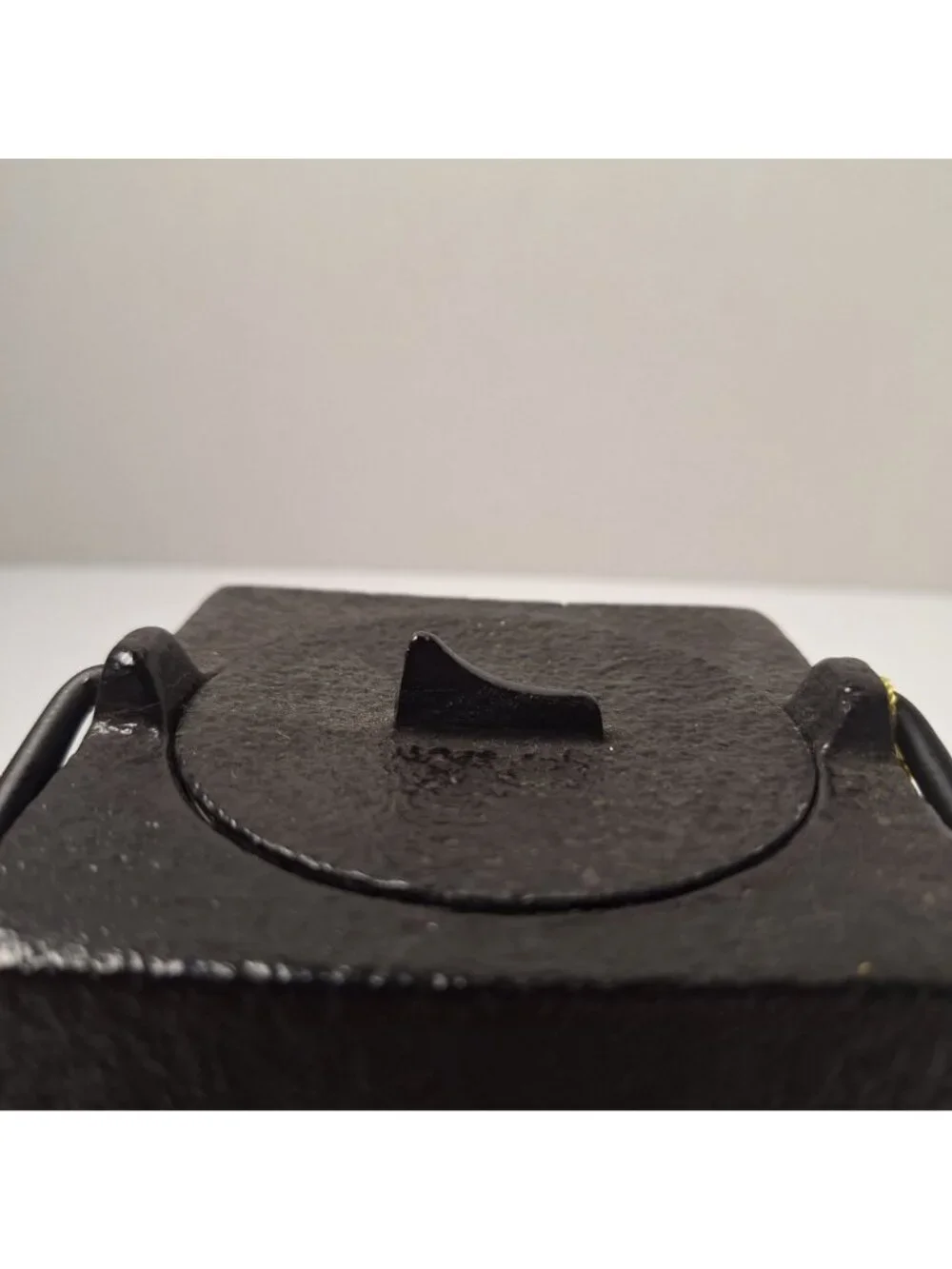 UNITY BRAND TETSUBIN SQUARE CUBE CAST IRON TEAPOT KETTLE MADE IN JAPAN VINTAGE